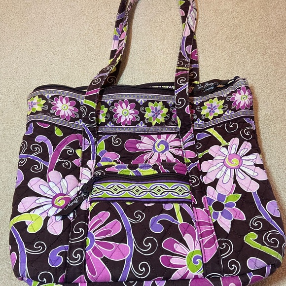 Vera Bradley Pink & Brown Shoulder Bag - Picture 2 of 4